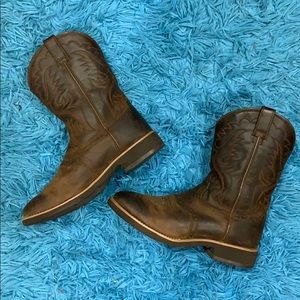 Ariat leather cowboy boots